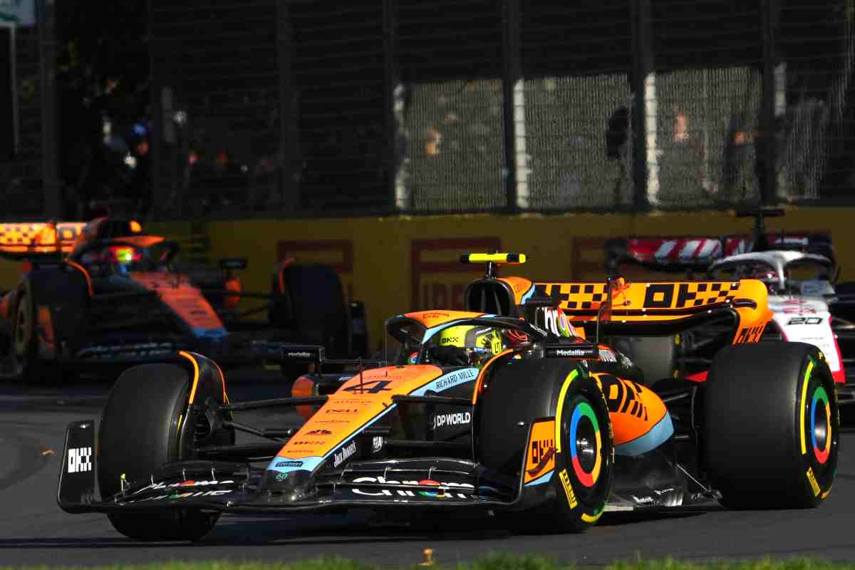 Lando Norris in Australia, autore del miglior risultato in stagione della McLaren 5 aprile 2023 fuoristrada.it