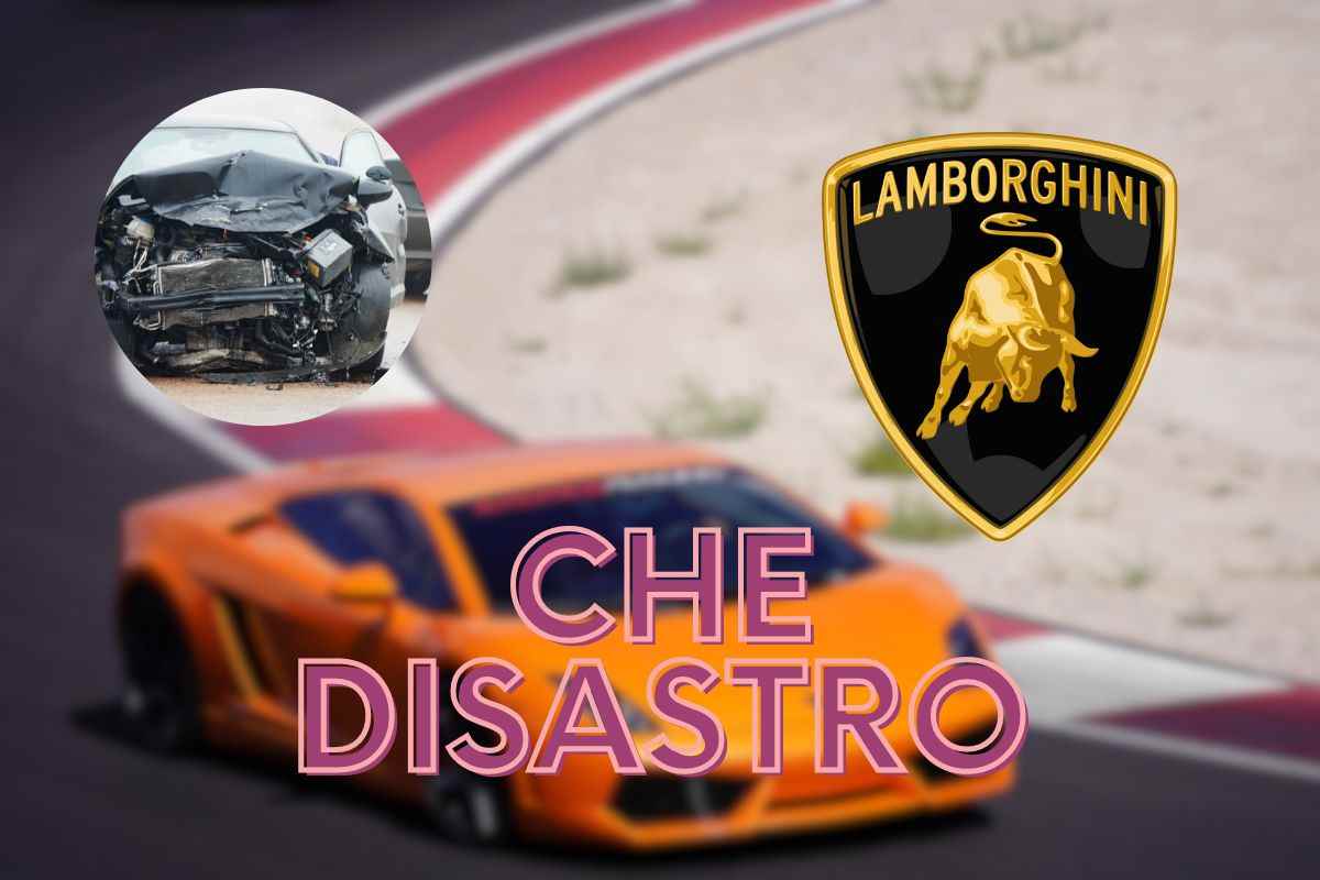 Cosa è successo a questa Lamborghini? Sembra essere scoppiata una bomba (VIDEO)