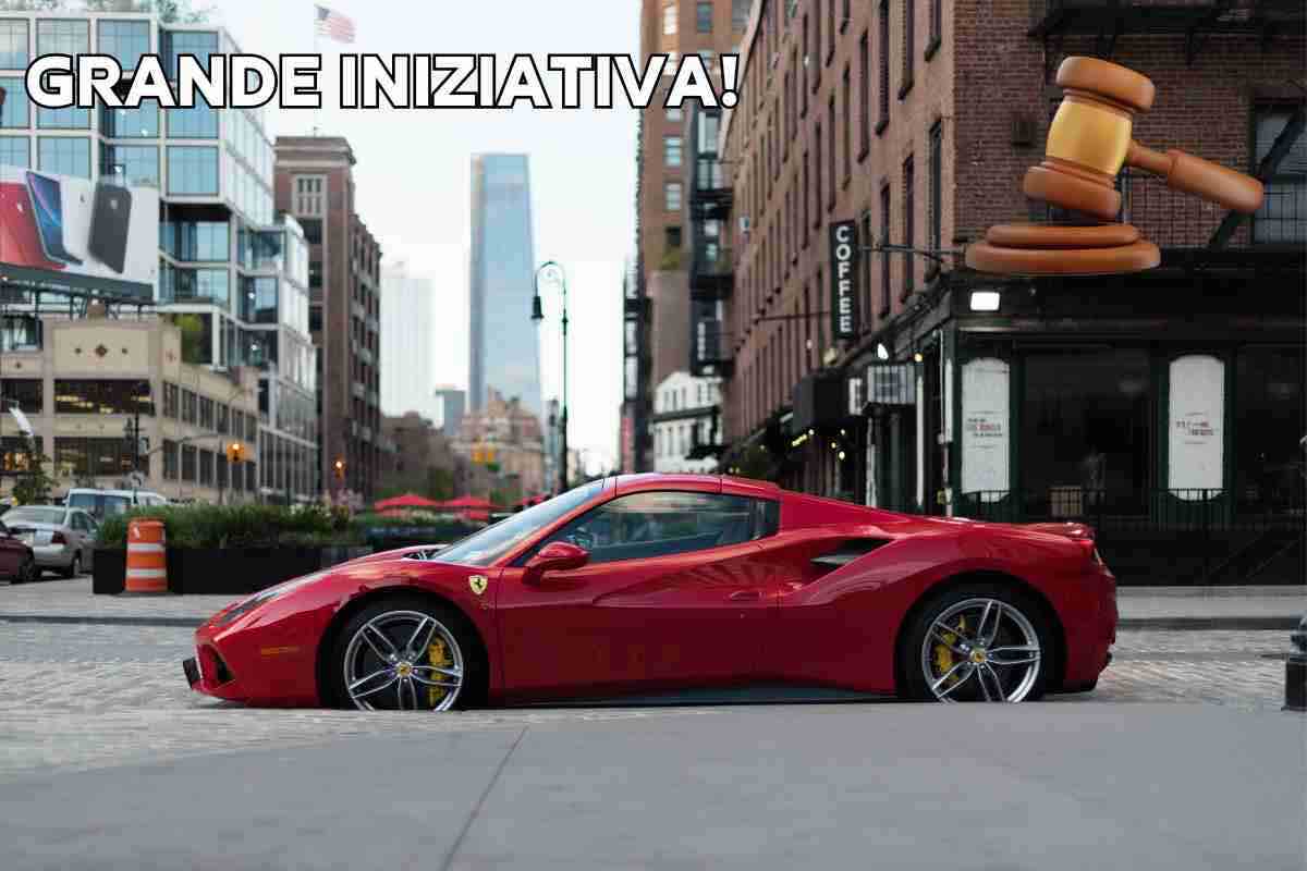 Ferrari asta beneficenza 