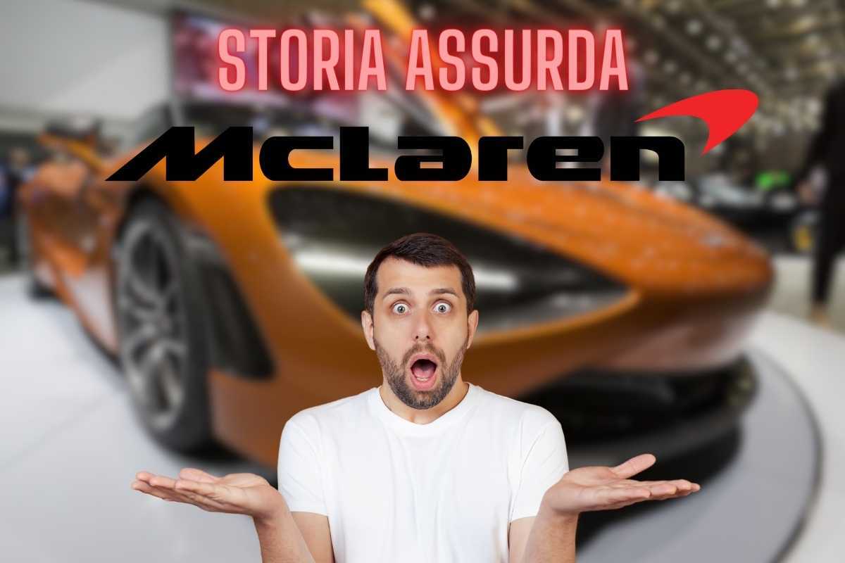 Abbandono McLaren deserto