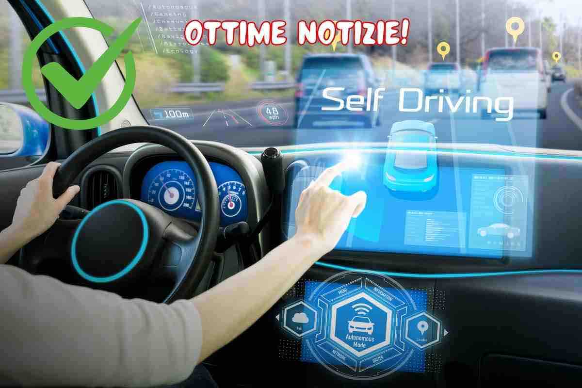 Auto guida autonoma salva vita proprietario