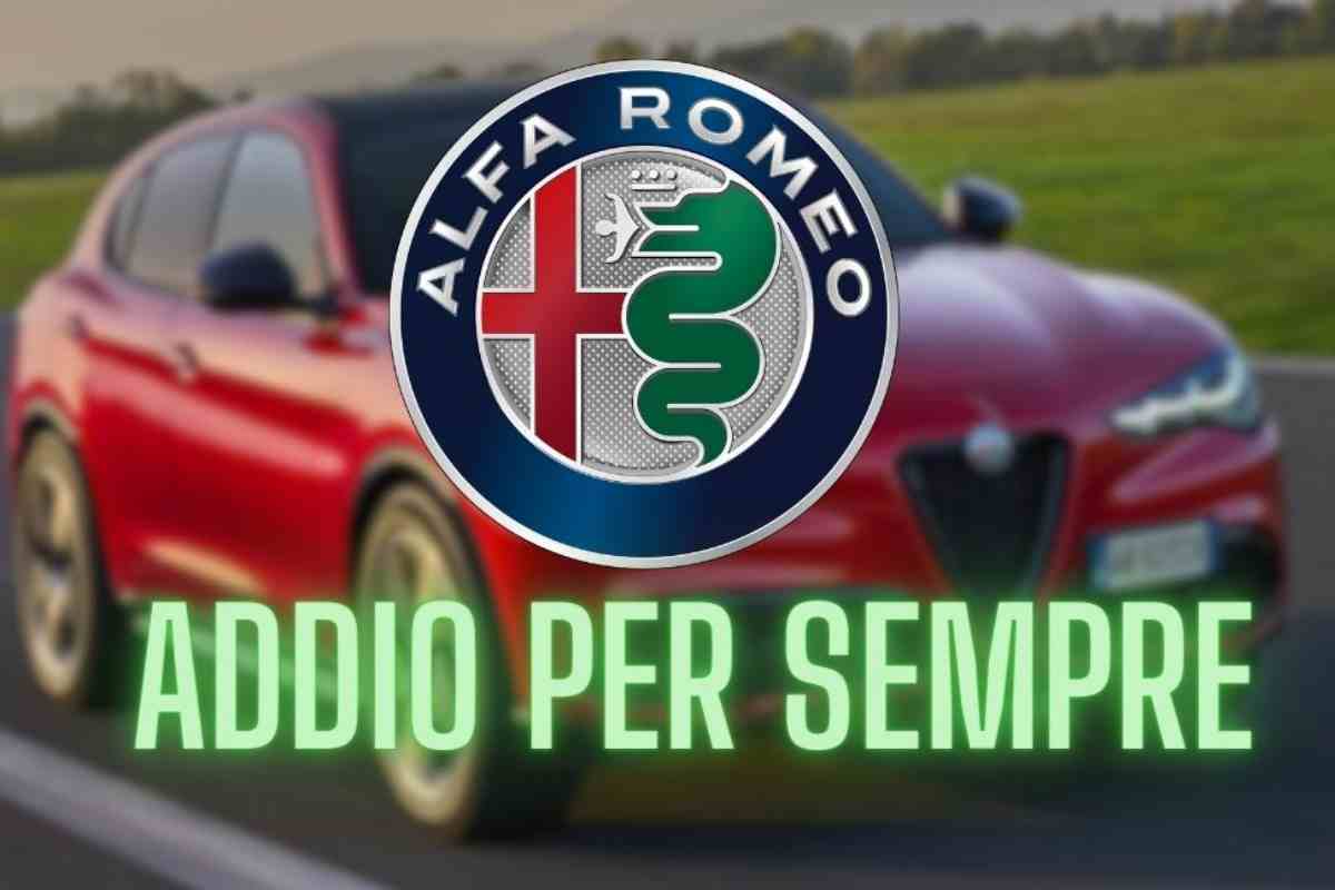 Alfa Romeo addio targhe laterali