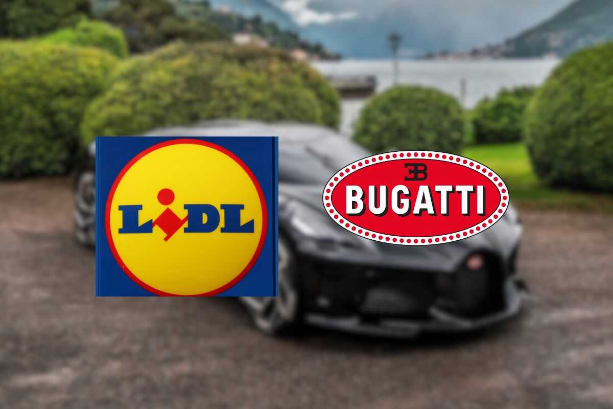 Bugatti LIDL auto bellissima