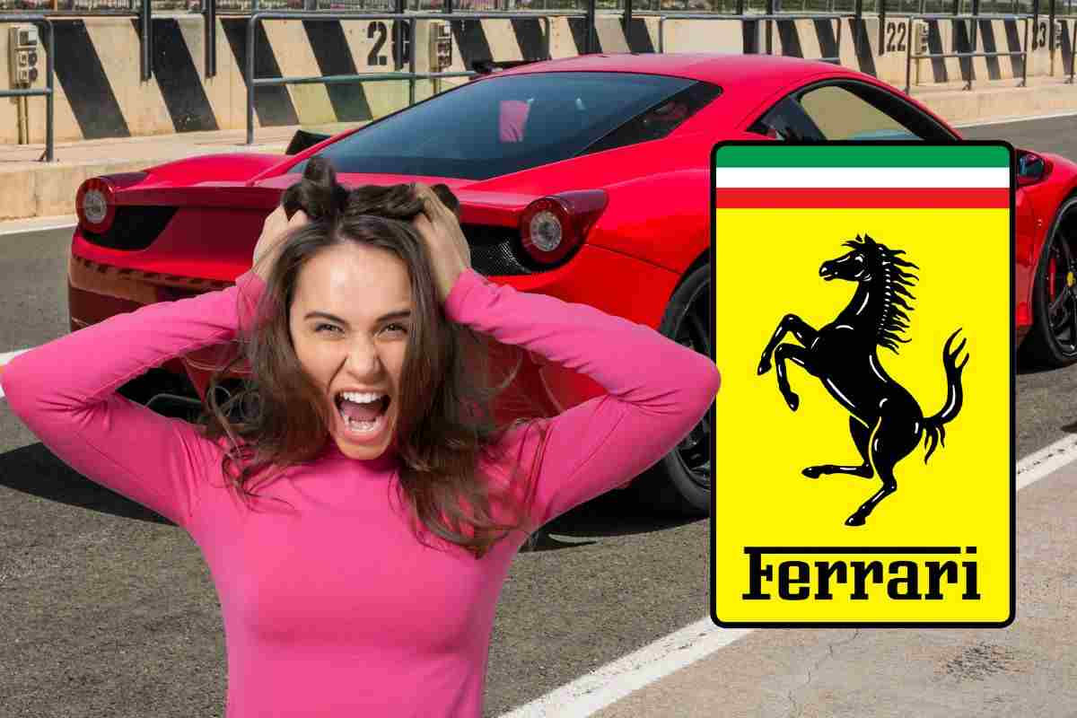 Ferrari sembra un murales