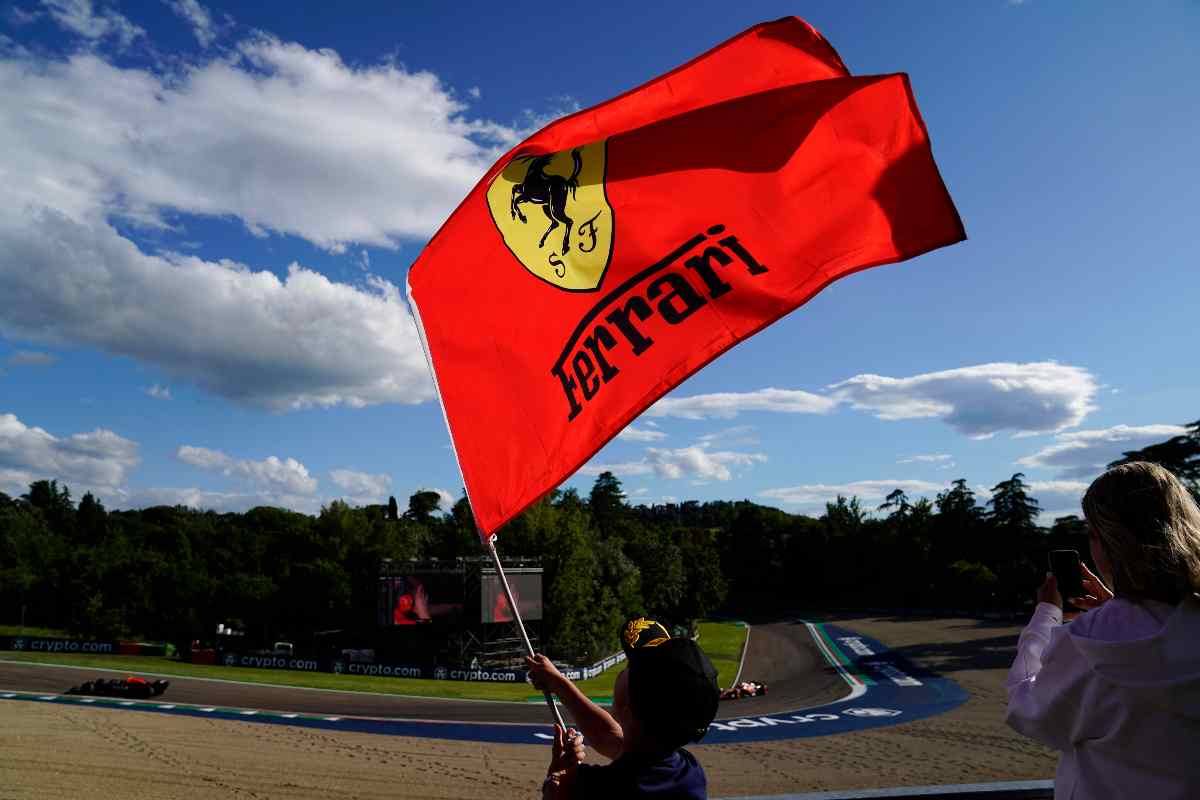 Ferrari ritrovamento Scudo tifosi Imola