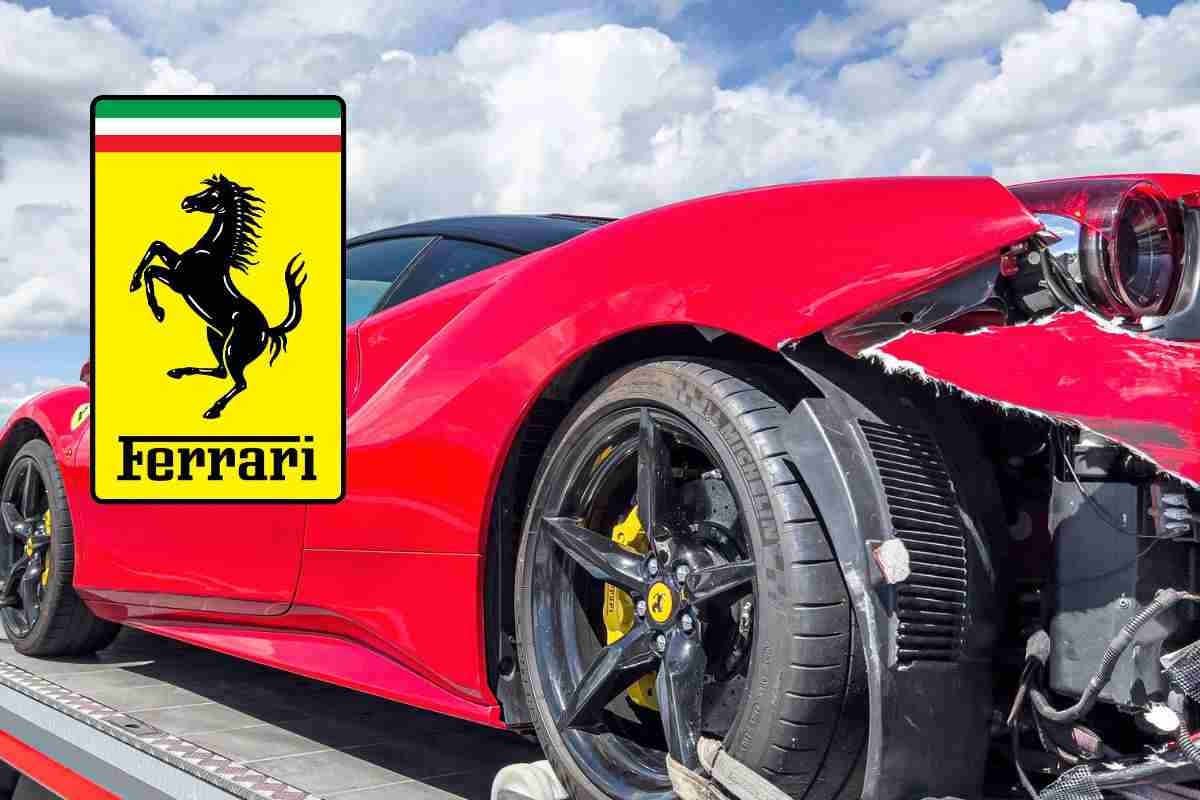 Ferrari, disastro al lavaggio