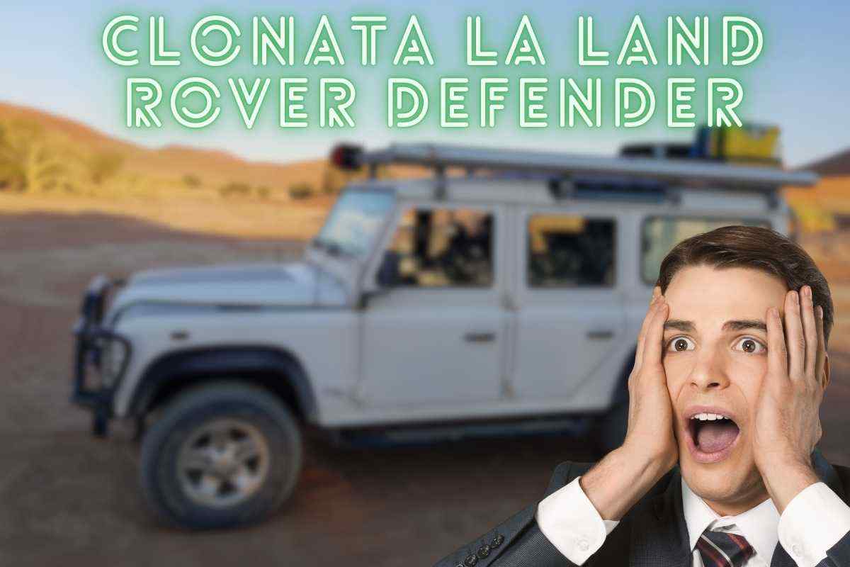 sosia cinese Land Rover Defender