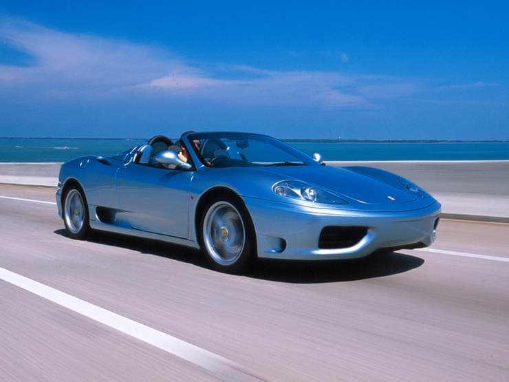 Ferrari 360 Spider Beckham mistero