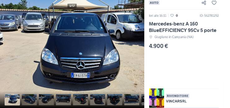 Mercedes Classe A quanto costa