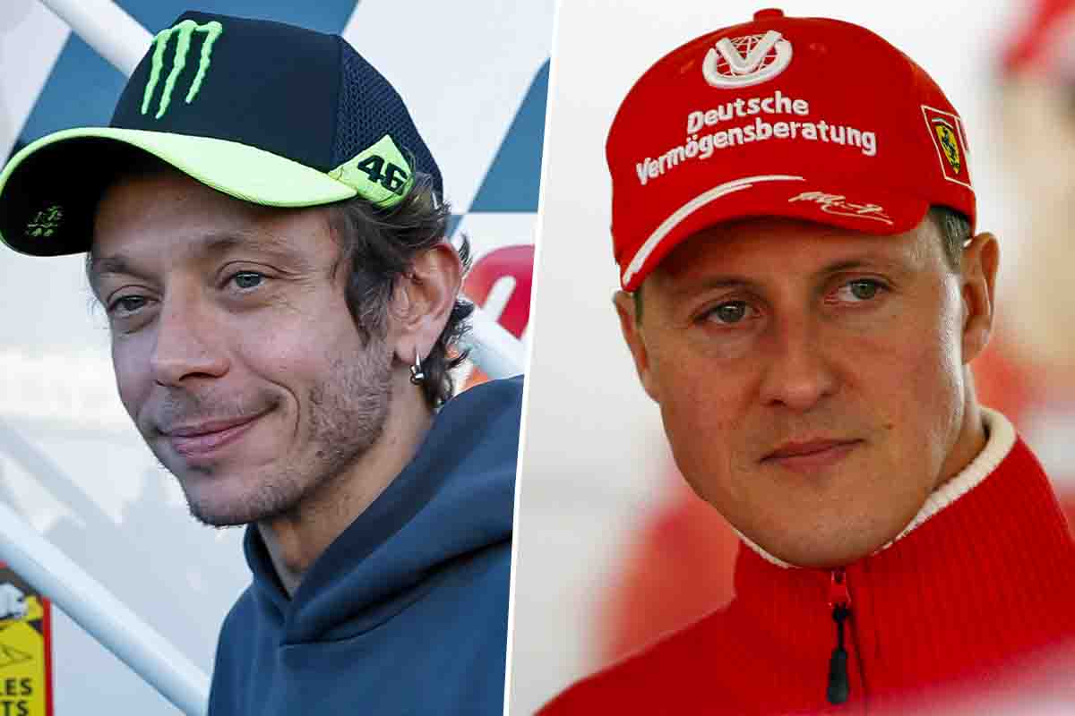 Valentino Rossi e Michael Schumacher ecco chi è più ricco