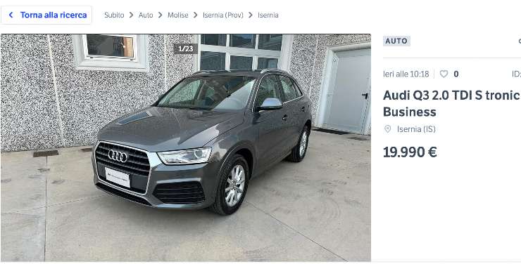 Audi Q3 prezzo vantaggioso