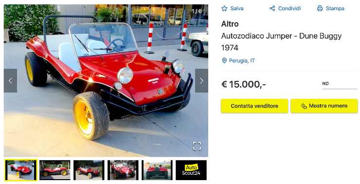 Dune Buggy modelli da acquistare