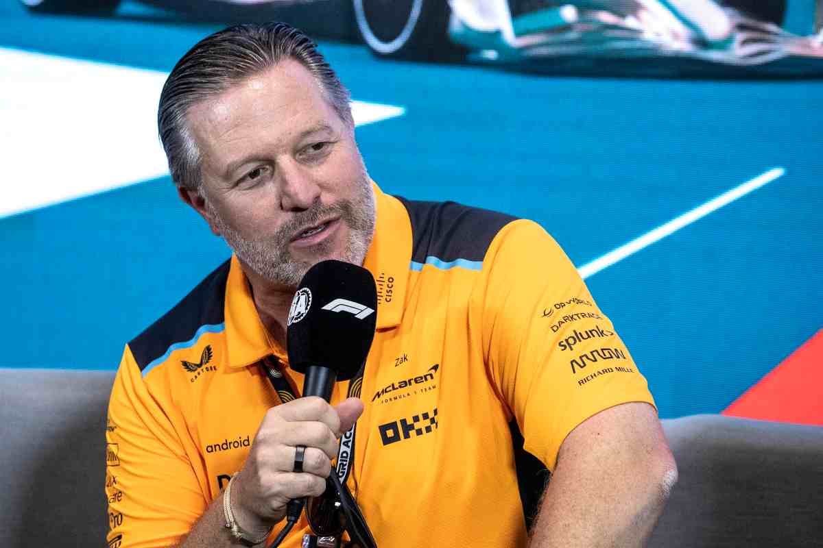 Zak Brown annuncio Ferrari