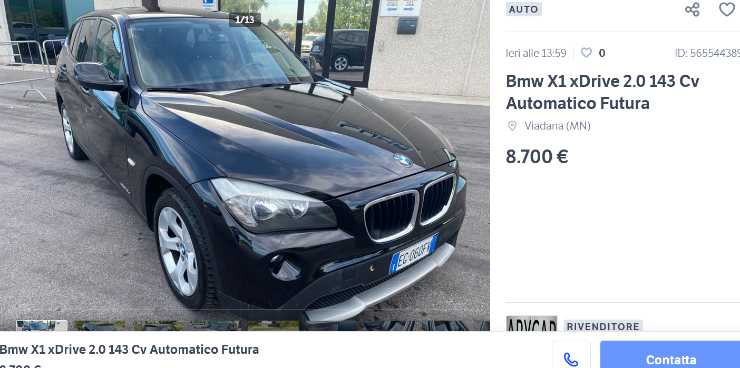 BMW X1 prezzo e dettagli