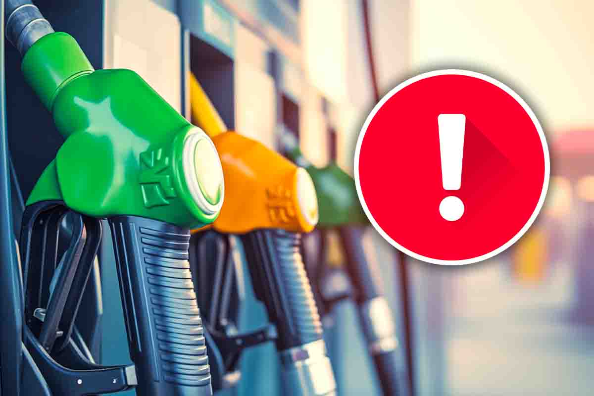 Costo benzina e diesel annuncio