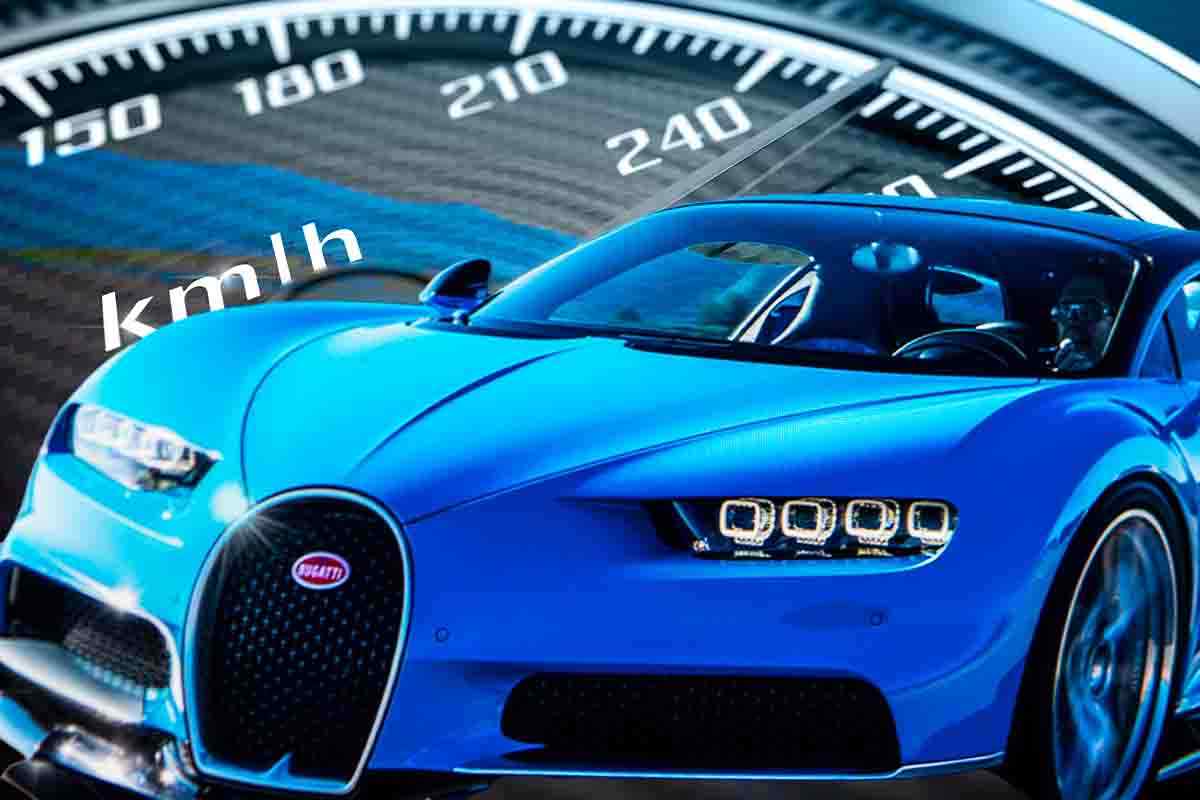 Una Bugatti vola via ad oltre 400 km/h