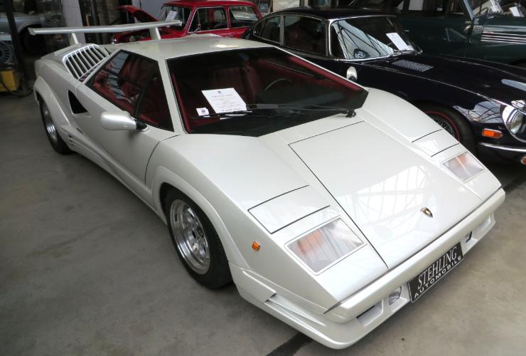 La Countach abbandonata