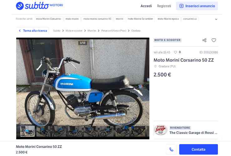 Moto Morini Corsarino in vendita