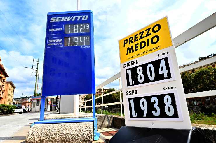 nuovo prezzo benzina diesel