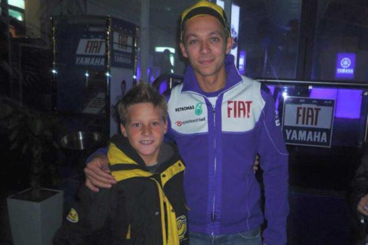 Valentino Rossi e Fabio Quartararo foto storica