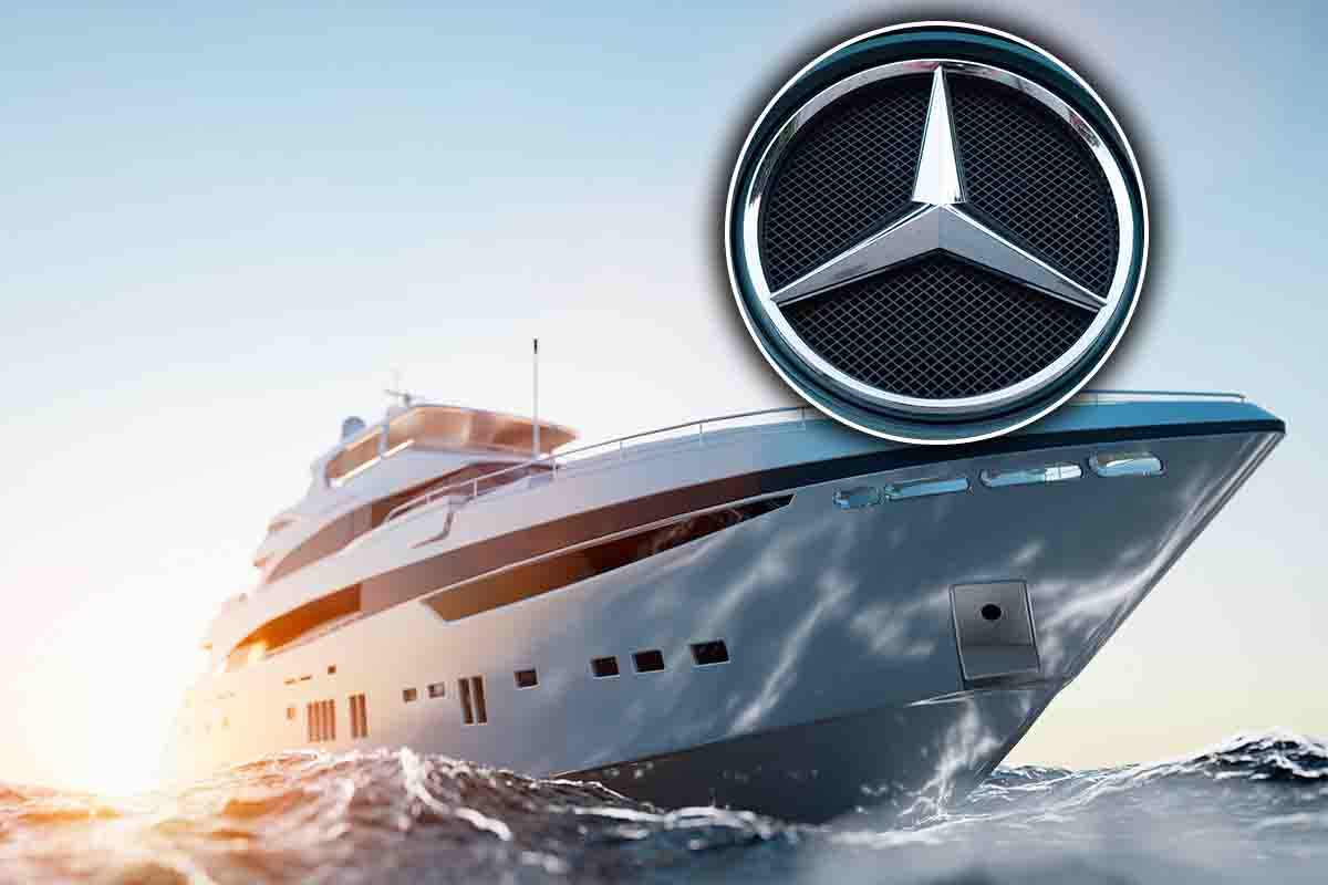 Nuova Mercedes che sembra uno yacht