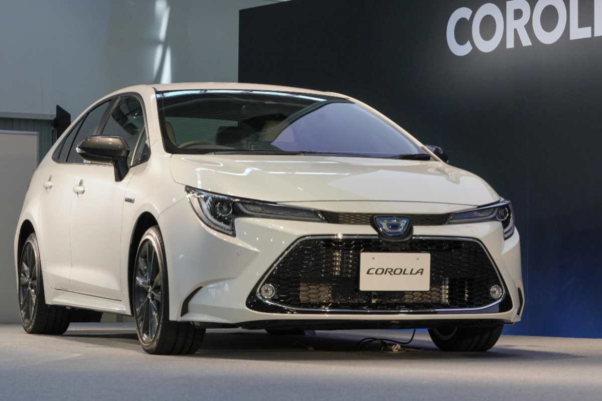 Toyota Corolla in esposizione