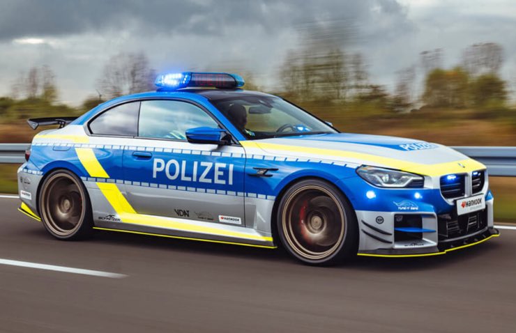 BMW M2 Polizia potenza super