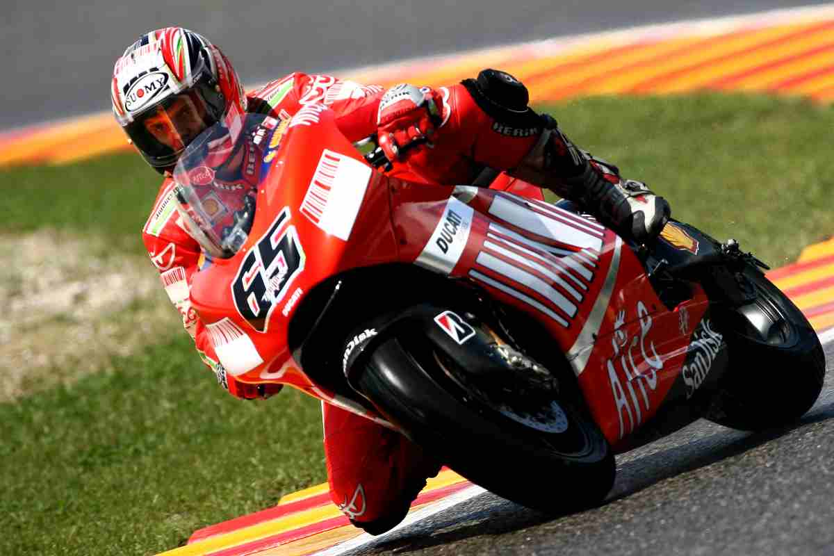 Capirossi sulla Ducati