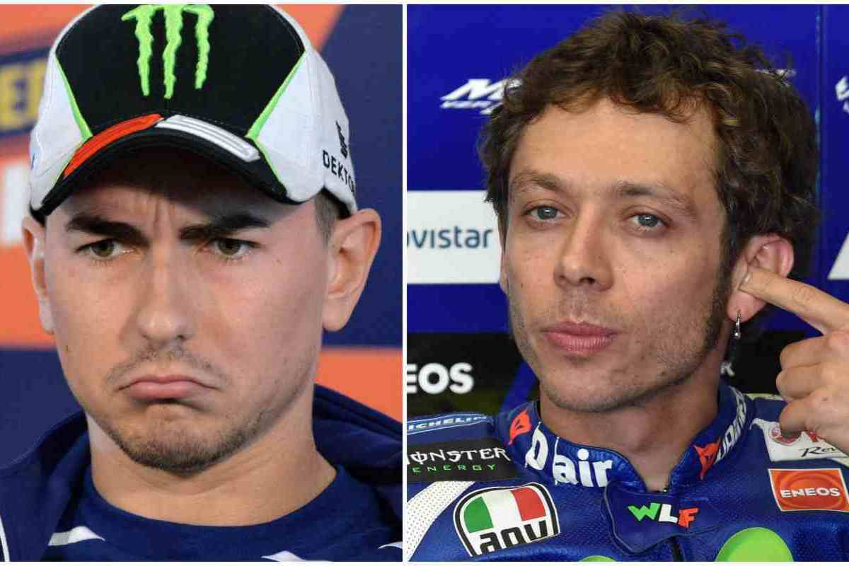 Jorge Lorenzo e Valentino Rossi nuove parole