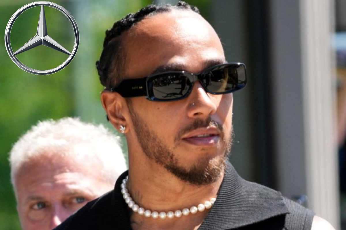 L'omaggio a Lewis Hamilton della Mercedes