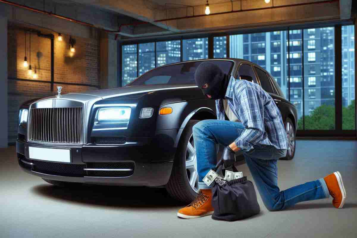 Un ladro ruba una Rolls Royce Cullinan da 380.000 euro, ma le beccano in un modo umiliante: che figura (VIDEO)