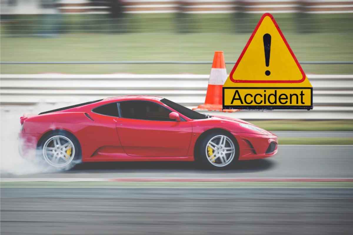 Ferrari incidente che disastro